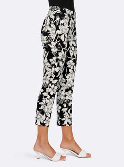 Брюки 7/8, черные-экрю - Ashley brooke фото 5