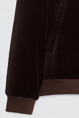 SOSHIOTSUKI X ZARA REGULAR FIT VELVET JACKET фото 7