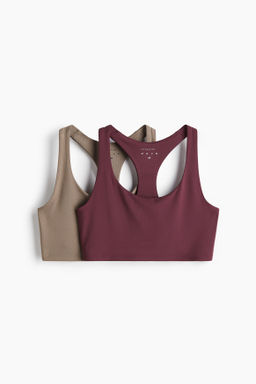 Pack de 2 sujetadores de deporte Medium support