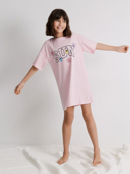 ACOOLA / Ночная сорочка детская для девочек Ananas розовый  фото 2