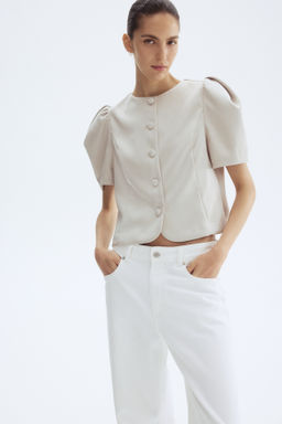 Blusa con manga puffy