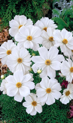 Космея СНЕЖНАЯ СЕНСАЦИЯ