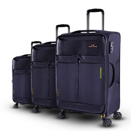 Комплект из 3-х чемоданов 50161 Темно-синий
