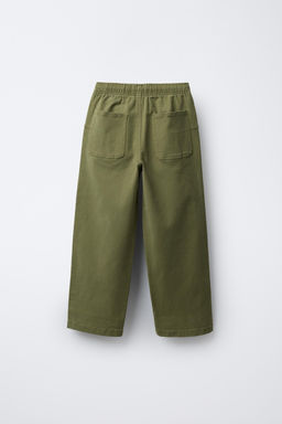 STRAIGHT TROUSERS WITH LABEL - Zara фото 2