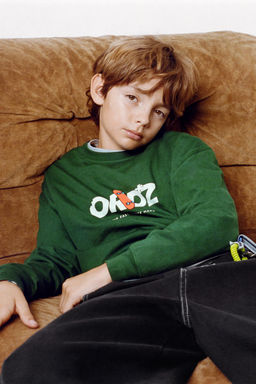 CAMISETA ESTAMPADA SKATE / Verde