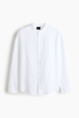 Camisa en mezcla de lino Relaxed Fit - H&m фото 2