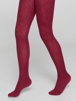 CONTE Плотные эластичные колготки из микрофибры DAISY bordo - Conte elegant фото 3
