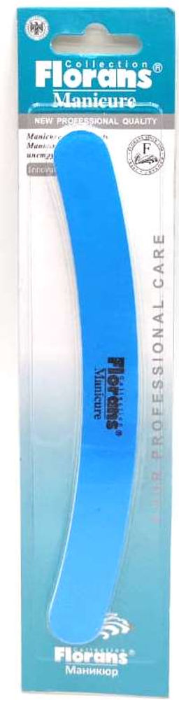 Florans Пилка наждачная F-536 (240/240) цветная бумеранг 18см, блистер