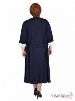 Халат-пеньюар Модель №208 размеры 44-80 - Plusmoda фото 12