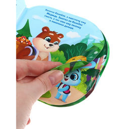 Игрушки для ванны Крошка Я, книжка и пальчиковый театр, по мотивам сказки «Колобок», от 1 года