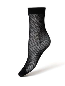 calz. RETE DIAGONALE носки! - nero - Minimi фото 2
