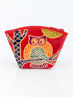 Кошелек под мелочь ручной принт Сова №0593/8 4шт/уп - Ганг фото 6