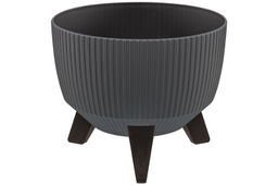 Кашпо 5,4 л 24*24*20 см Винто графит (модель 660) - Elan gallery фото 5