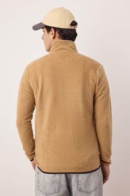 Siyah Regular/Normal Kesim Dik Yaka Fermuarl? Dikis Detayl? Polar Sweatshirt TMNAW26SW00036 - Trendyolmilla фото 24