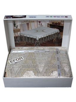 Скатерть EFOR MAIPARIS 160*220 -кофейный