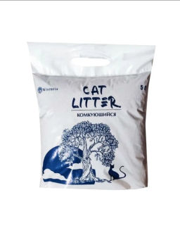 Наполнитель д/кошачьих туалетов WISTERIA Комкующийся 5л