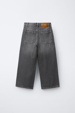 SEAM DETAIL WIDE-LEG JEANS - Zara фото 2