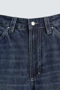RELAXED FIT JEANS WITH FORD PATCH - Zara фото 21