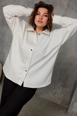 Рубашка BegiModa 4143 Сливочный