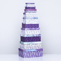 Набор коробок 10 в 1 В твой праздник, 30?20?13 - 12?6.5?4 см