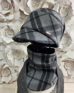 Грета Комплект (кепка+бактус) (57-59)