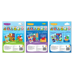 Аппликации наклейками набор Для мальчиков, 3 шт. по 12 стр. - Буква-ленд фото 5