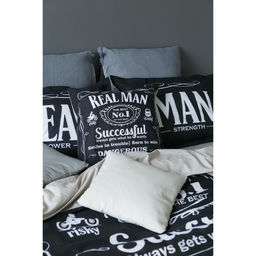 Постельное бельё Этель 2 сп Real Man 175х215 см, 200х220 см, 50х70+3 см - 2 шт  фото 27