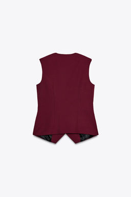 ZW COLLECTION WAISTCOAT WITH POCKETS - Zara фото 6
