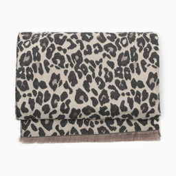 Палантин женский MIST Leo, серый, размер 68×190 см