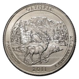 25 центов 2011 года P №8 Национальный парк Олимпик