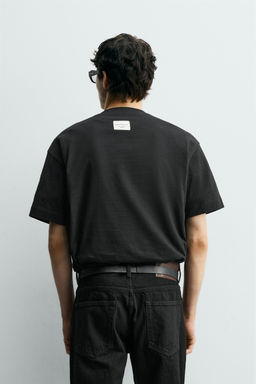 EMBROIDERED SLOGAN T-SHIRT - Zara фото 3