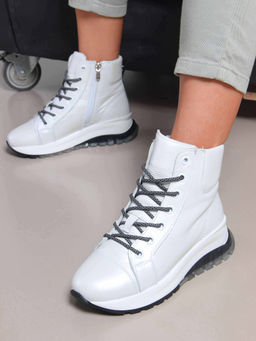 Ботинки 311.AVATARbl. Белый макс/Байка