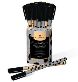 Цена за 2 шт. Ручка шариковая на масляной основе LOREX CHERRY BERRY Slim Soft Grip синяя 0,5 мм, ассорти...