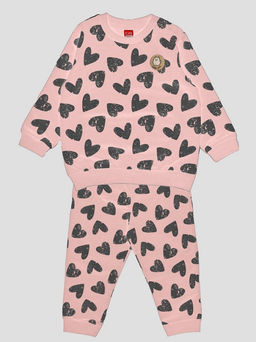 CRB wear / CWKG 90271-41 Комплект для девочки (футболка, брюки модель легинсы),темно-синий