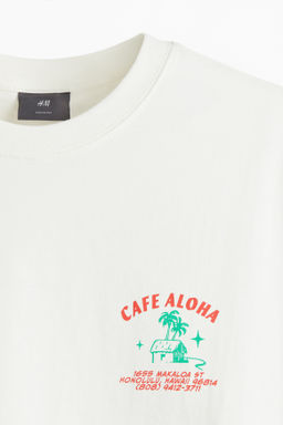 Camiseta con motivo estampado Loose Fit - H&m фото 13