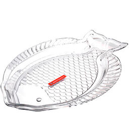 641031 Блюдо 35х24см РЫБА стекло (х12) "MAYER & BOCH"