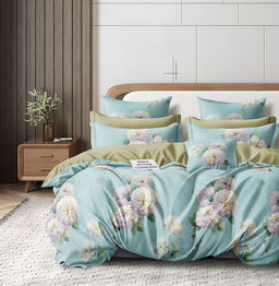 Постельное белье - Поплин Премиум 6402 Грация Семейный (молния) - Luteks фото 2