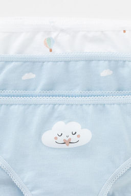 Crockid _ К 1931-3уп/голубое стекло,белый,воздушные шары трусы для дев  фото 2