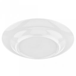 Тарелка мелкая фарфоровая Шарик д175мм, h25мм, гладкий край (Россия) - Домашняя мода фото 3