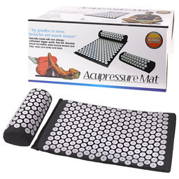 Акупунктурный -коврик для снятия стресса напряжения Acupressure Mat 65/40 - Family фото 2