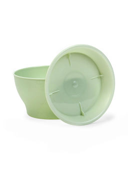 Цена за 3 шт. Горшок для цветов «Фиалочка», 800 мл, d=14 см, h=8 см, пластиковый, зелёный