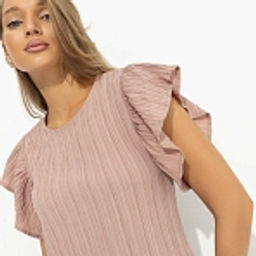 Блуза из жатой ткани, Потому что нужно! (коричневая) - Charutti фото 15