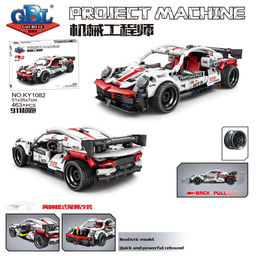 Конструктор "GAO BO LE" 463 дет. "Porsche 911 белый" (KY1082) в коробке (р)