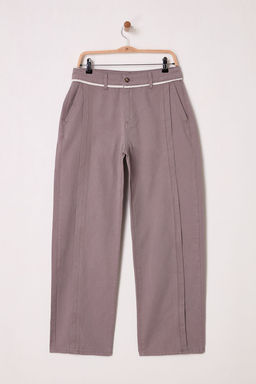 TRENDYOL MAN Limited Edition Erkek Ac?k Kahverengi Wide Leg Gabardin Pantolon TMNSS25PL00016 - Trendyolmilla фото 3