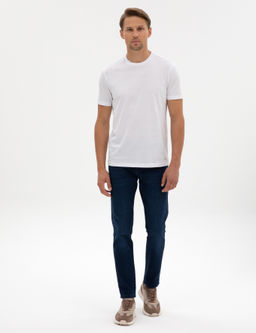 Beyaz Slim Fit Basic Ti__rt - Pierre cardin фото 4