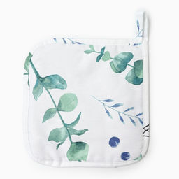 Прихватка "Этель" Eucalyptus 19х19 см,100% хлопок, саржа 190 г/м²