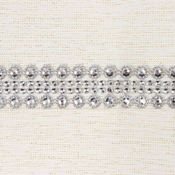 Дорожка Этель со стразами, 50 х 100 5 см, цвет молочный, п/э  фото 7