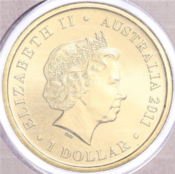 Монета 1 доллар 2011 года Австралия Детеныши диких животных  Сахарная летяга (в конверте с почтовой маркой)