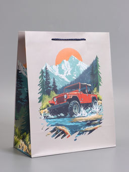 Пакет подарочный ламинированный «Путь сильных», 26×12×32 см