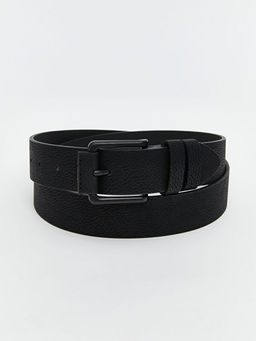 Deri G?r?n?ml? Erkek Kemer